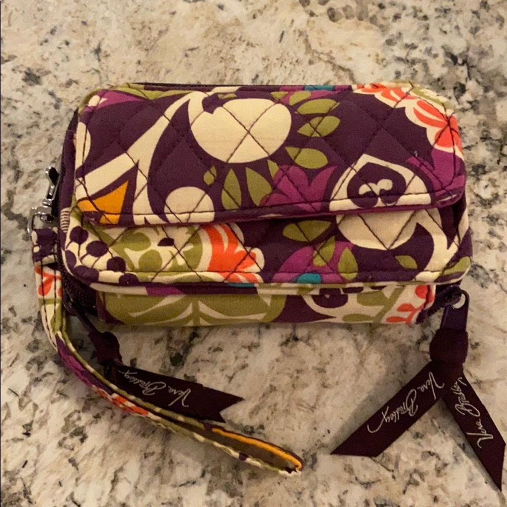 Vera Bradley double zip wristlet